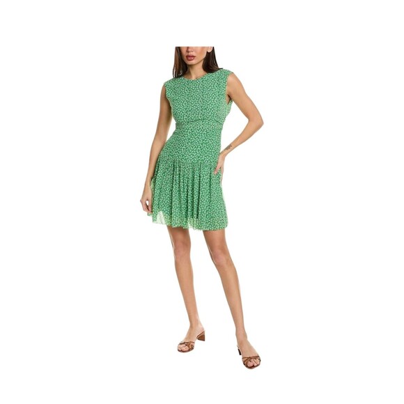 Joie BEA MINI DRESS Green Size Large - Picture 1 of 5